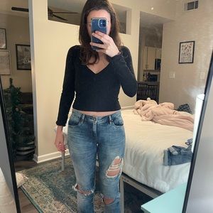 Blank NYC skinny jeans. low rise